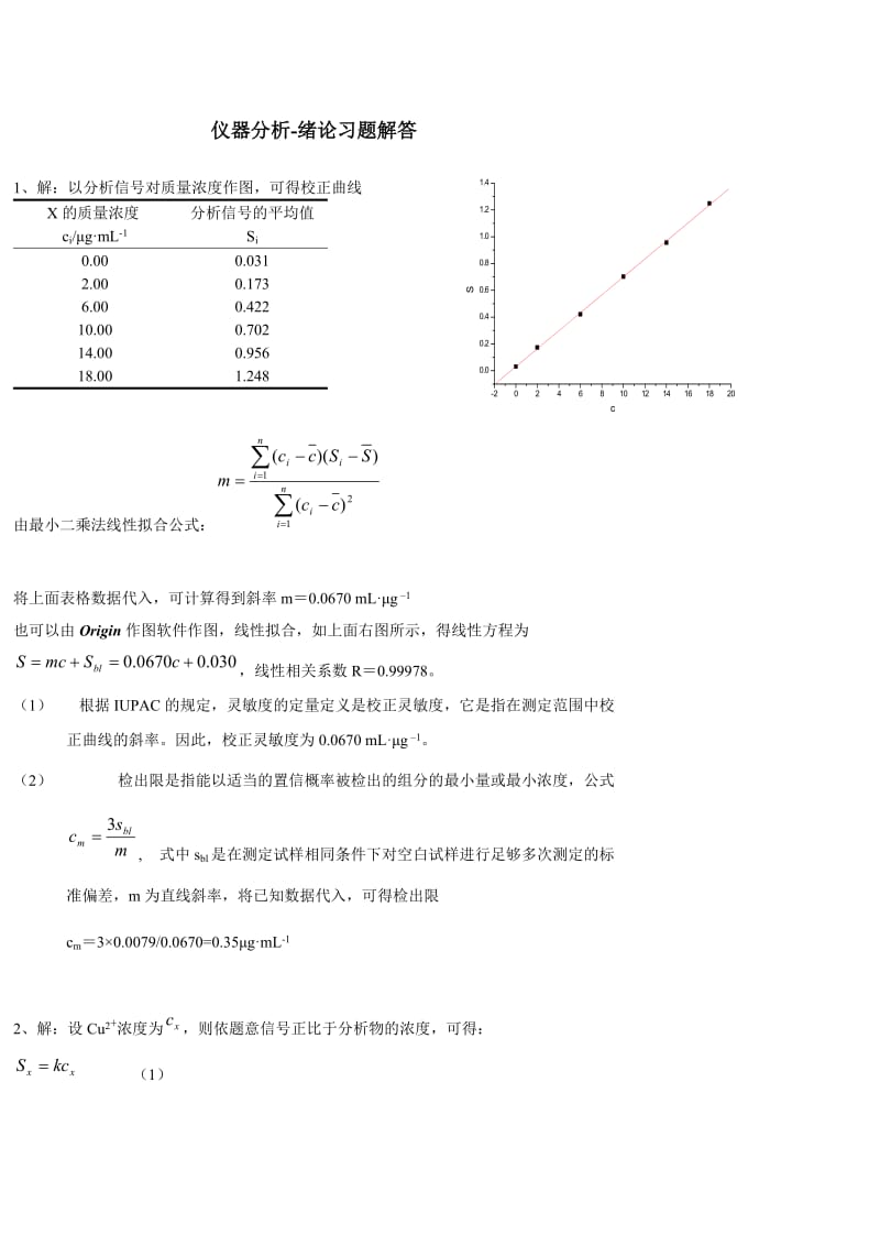 武汉大学化学系仪器分析课后习题答案.doc_第1页