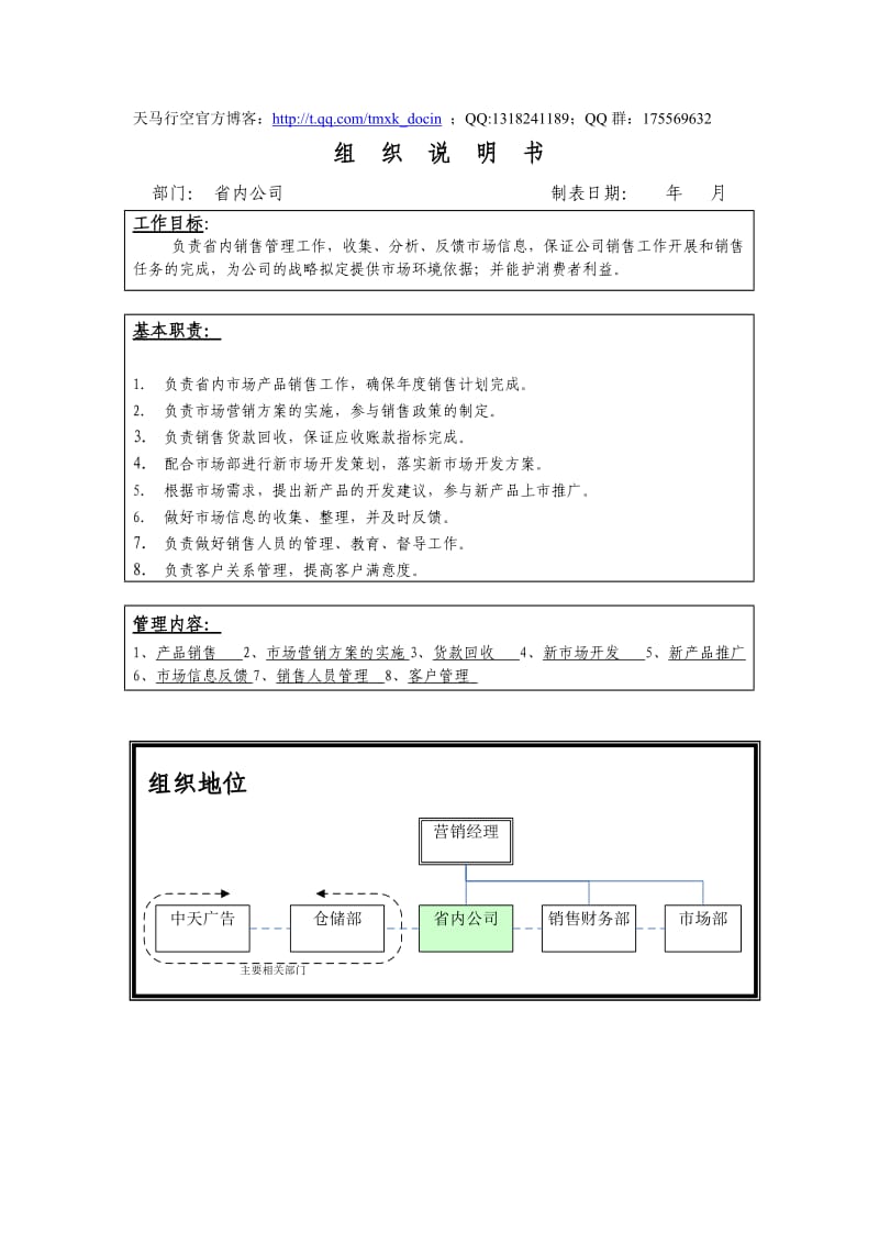 xx公司组织说明书.doc_第1页