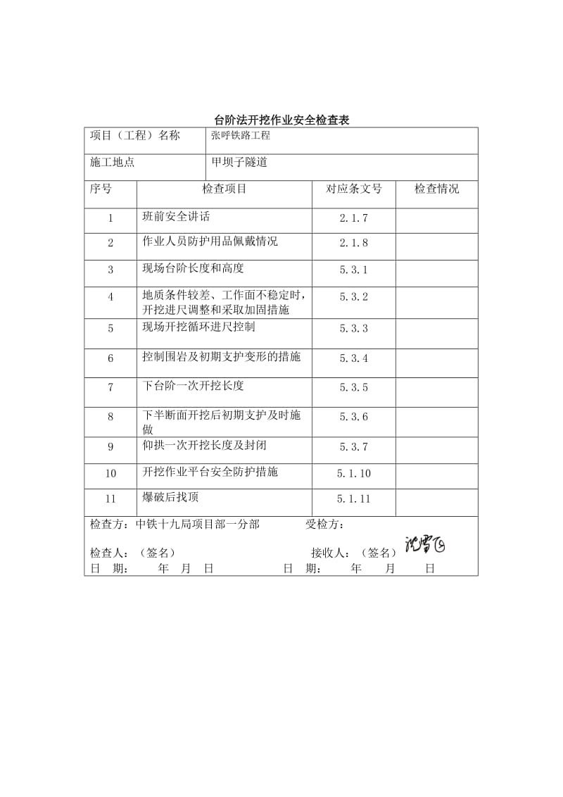 《隧道安全检查表》word版.doc_第2页