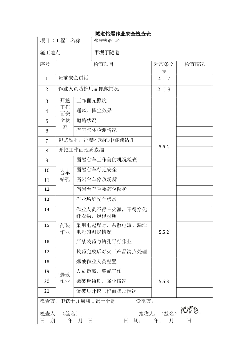 《隧道安全检查表》word版.doc_第3页