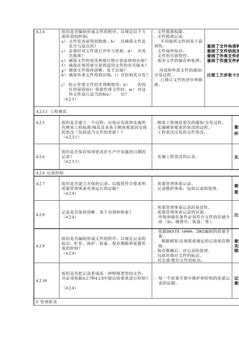 质量管理体系审核检查表.doc_第3页