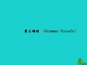 七年級(jí)英語(yǔ)下冊(cè) Unit 2 What time do you go to school（第3課時(shí)）(Grammar Focus-3c)同步語(yǔ)法精講精練課件 （新版）人教新目標(biāo)版.ppt