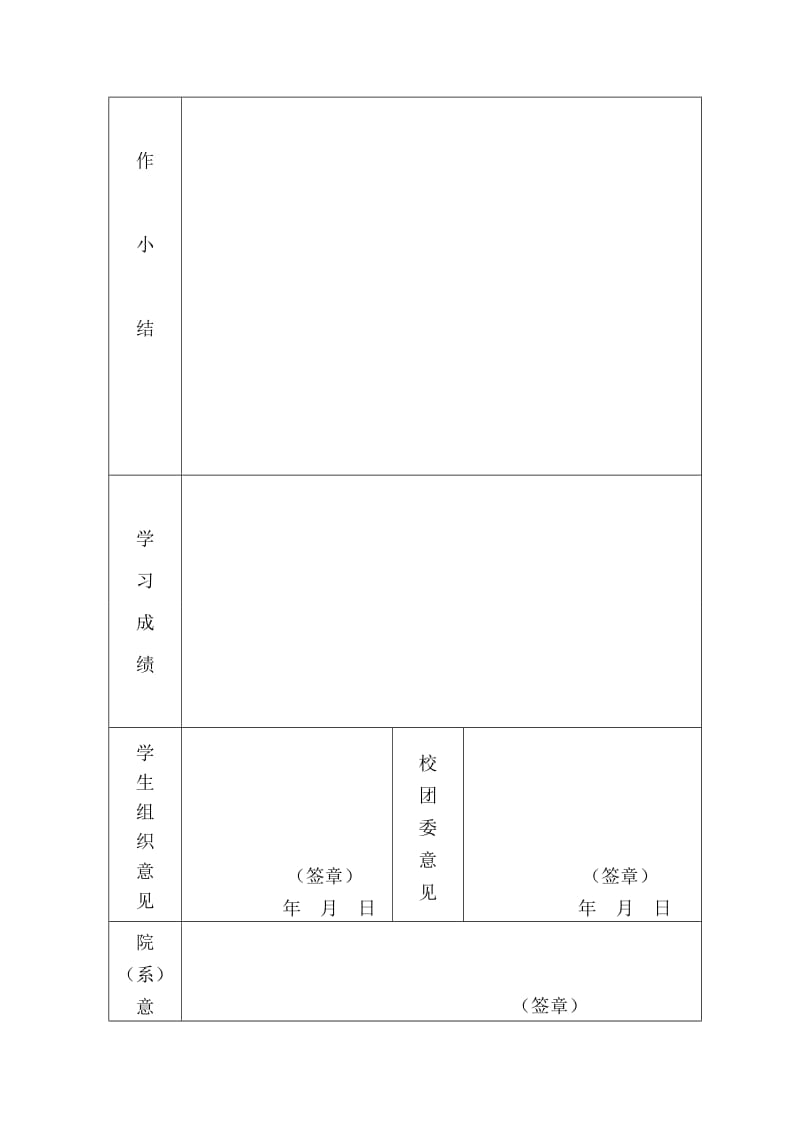 南京工程学院校级学生组织学生干部学期工作考核表.doc_第2页