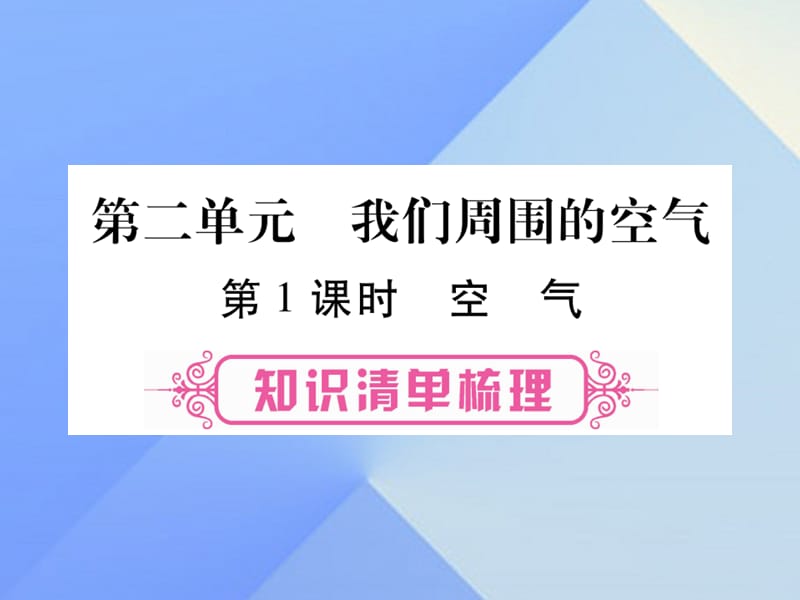 中考化學 第一部分 教材系統(tǒng)復習 第2單元 我們周圍的空氣課件.ppt_第1頁