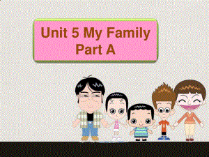 三年级英语上册 Unit 5 My family Part A课件1 （新版）闽教版.ppt