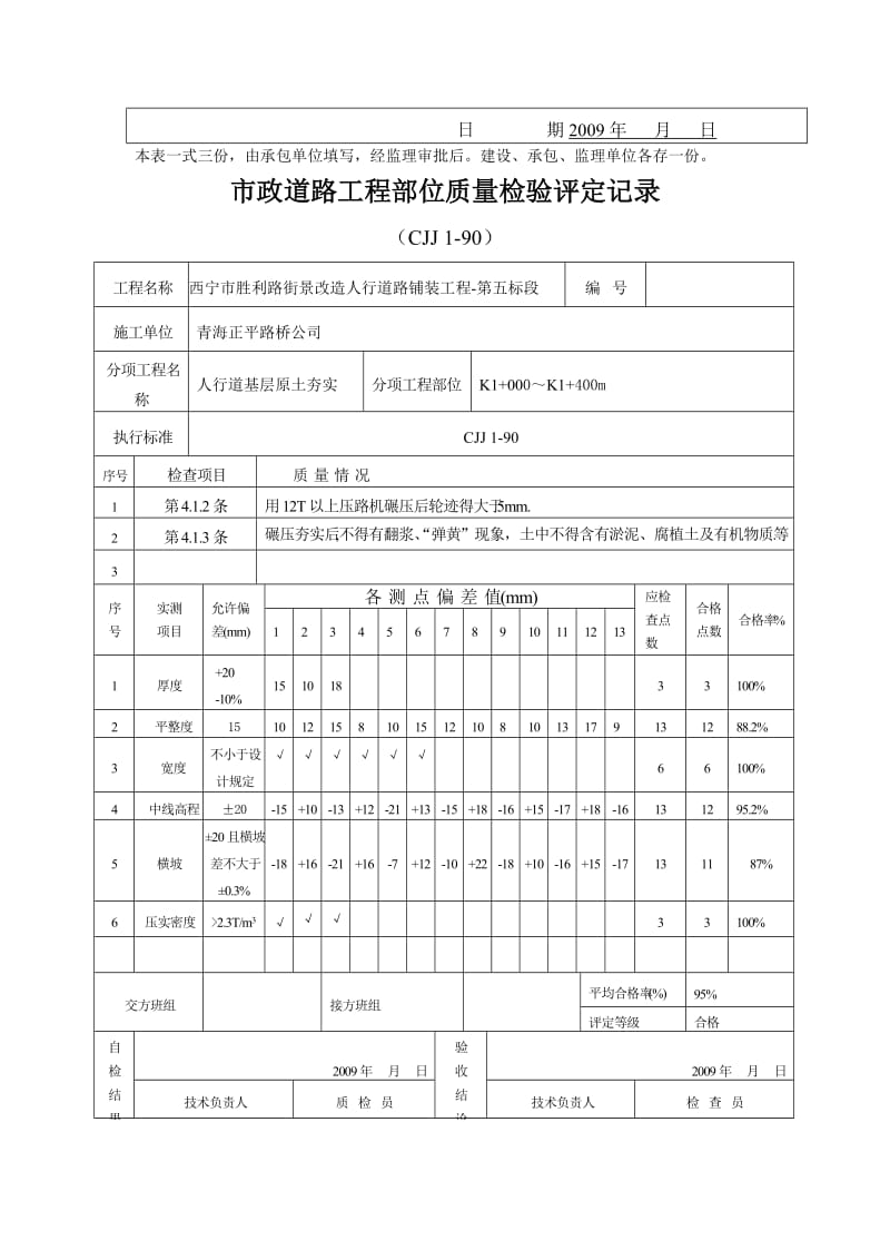 素土夯实市政道路工地进程工序报验申请表.doc_第2页