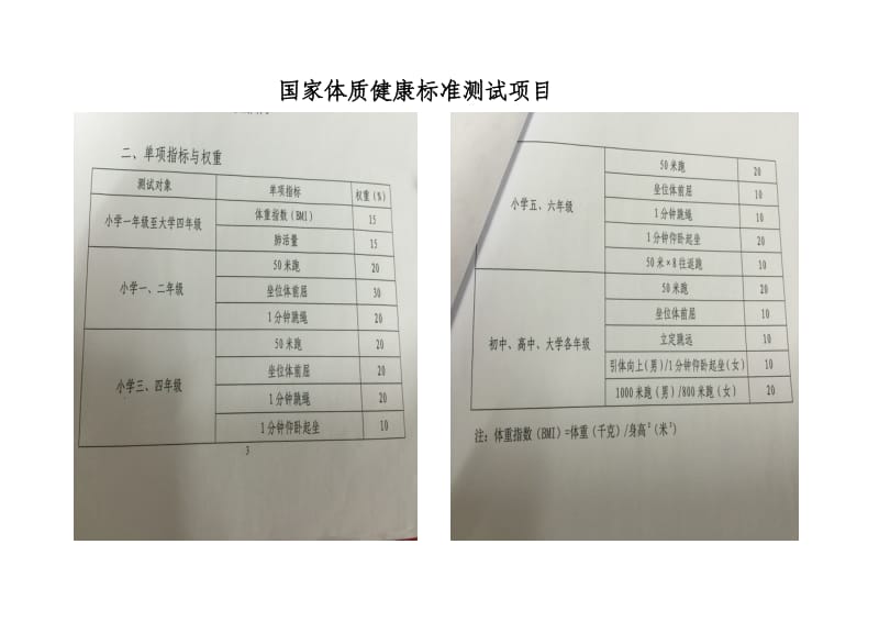 国家学生体质健康标准测试项目与评分表.doc_第1页