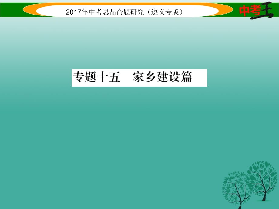 中考政治總復(fù)習(xí) 第二編 中考熱點(diǎn)速查篇 專題十五 家鄉(xiāng)建設(shè)篇課件.ppt_第1頁(yè)