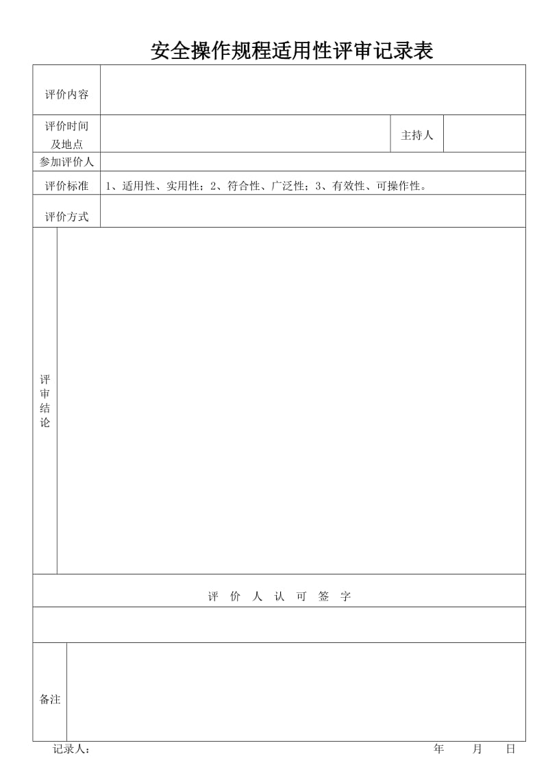 安全操作规程评审和修订.doc_第1页