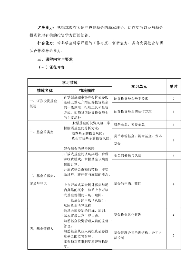 投资基金课程标准.doc_第3页