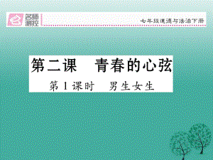 七年級道德與法治下冊 12_1 男生女生課件 新人教版.ppt