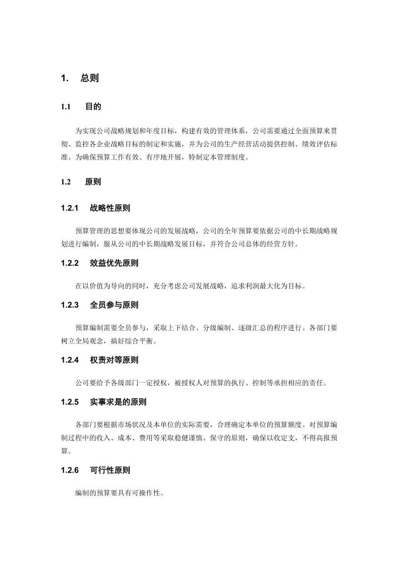 公司全面预算管理实施细则.doc_第3页