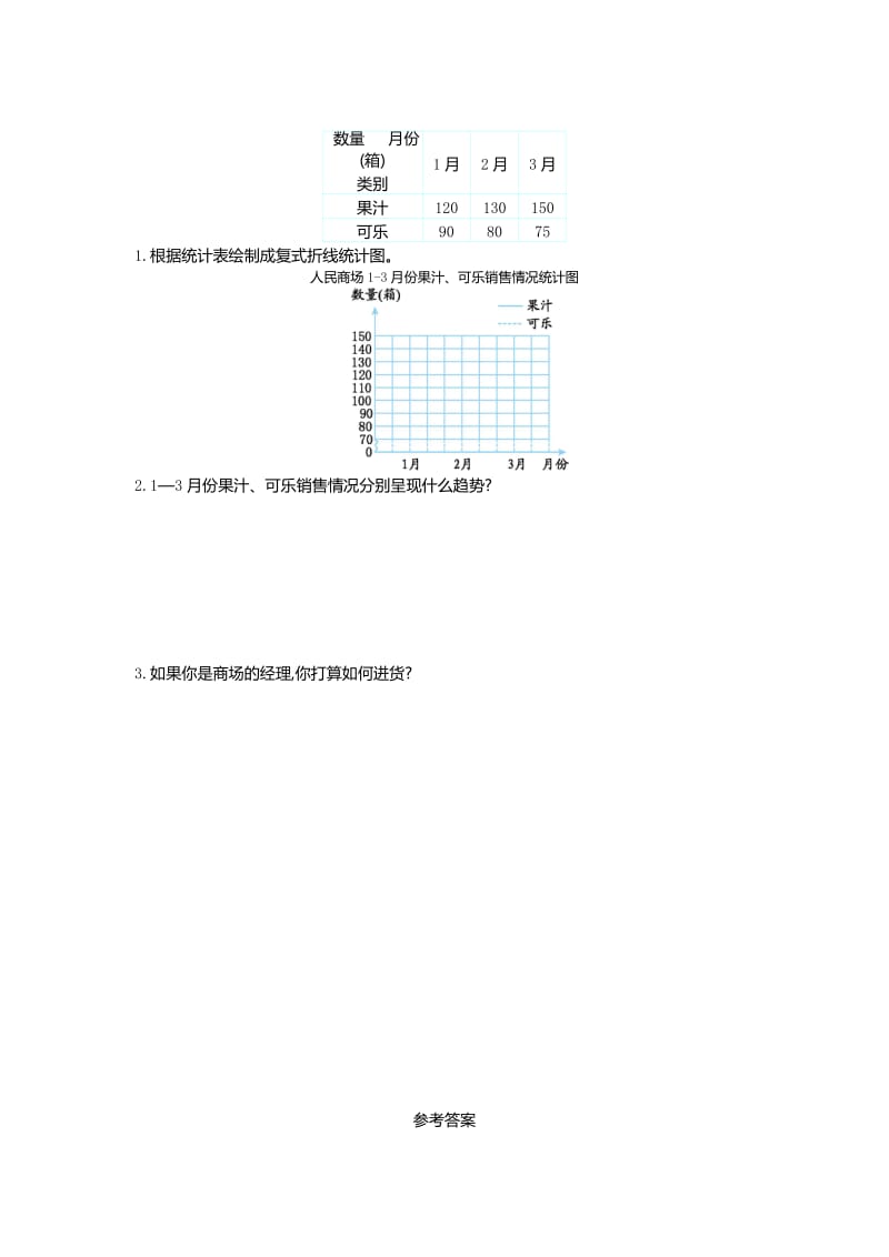 青岛版五四制五级数学上册第九单元测试卷及答案.doc_第3页