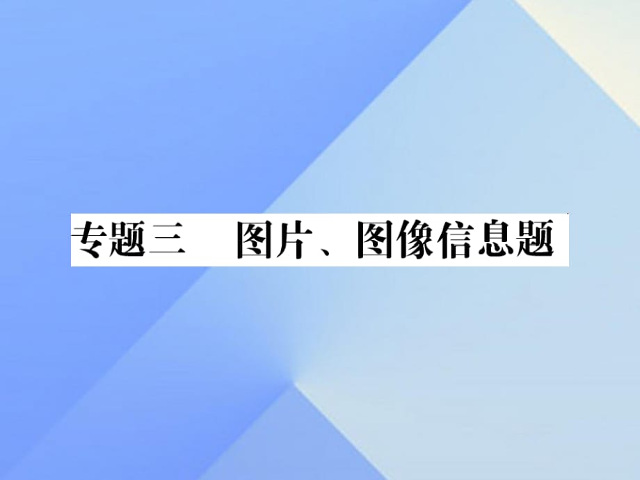 中考物理總復(fù)習(xí) 專題三 圖片、圖像信息題習(xí)題課件 新人教版.ppt_第1頁