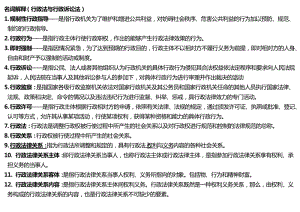 行政法與行政訴訟法-考試小抄.doc