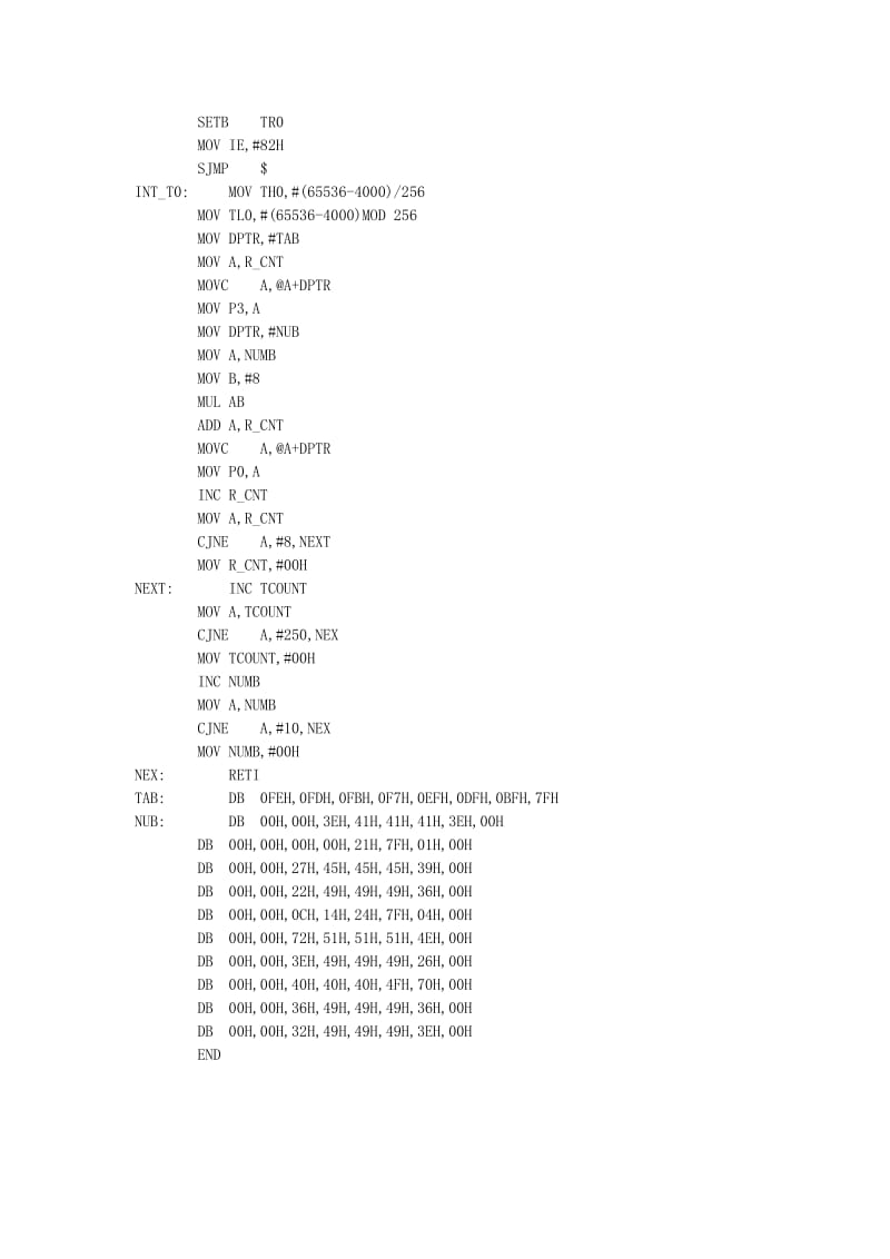 单片机点阵式显示器代码.doc_第3页