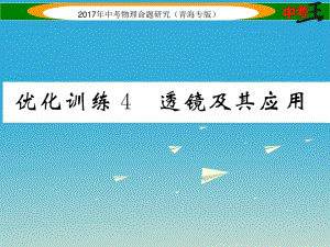 中考物理命題研究 第一編 教材知識(shí)梳理篇 第4講 透鏡及其應(yīng)用 優(yōu)化訓(xùn)練4 透鏡及其應(yīng)用課件1.ppt