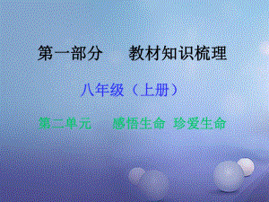 中考政治 第一部分 教材知識(shí)梳理（八上）第二單元 感悟生命 珍愛生命課件2 湘教版.ppt