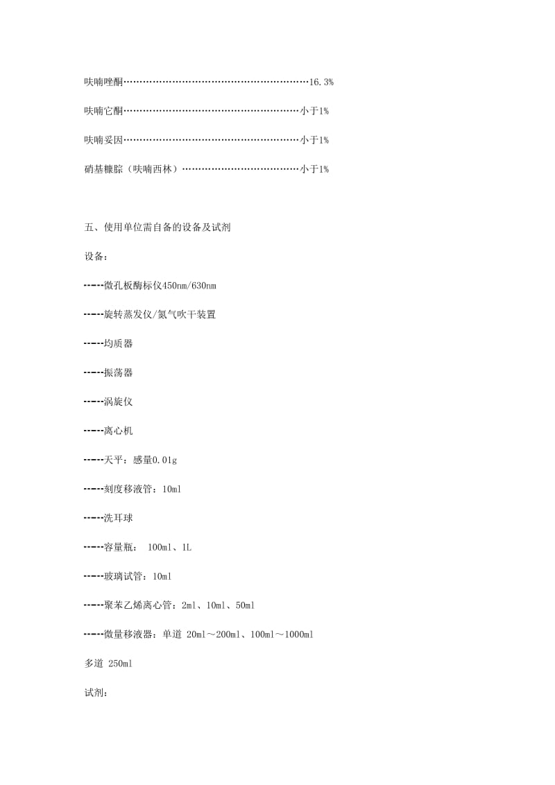 呋喃唑酮代谢物(AOZ)ELISA检测试剂盒说明书.doc_第2页