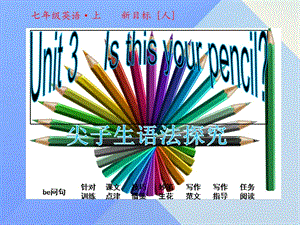 七年級英語上冊 Unit 3 Is this your pencil課件 （新版）人教新目標版.ppt