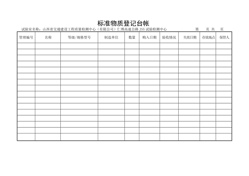 标准物质台账.doc_第1页