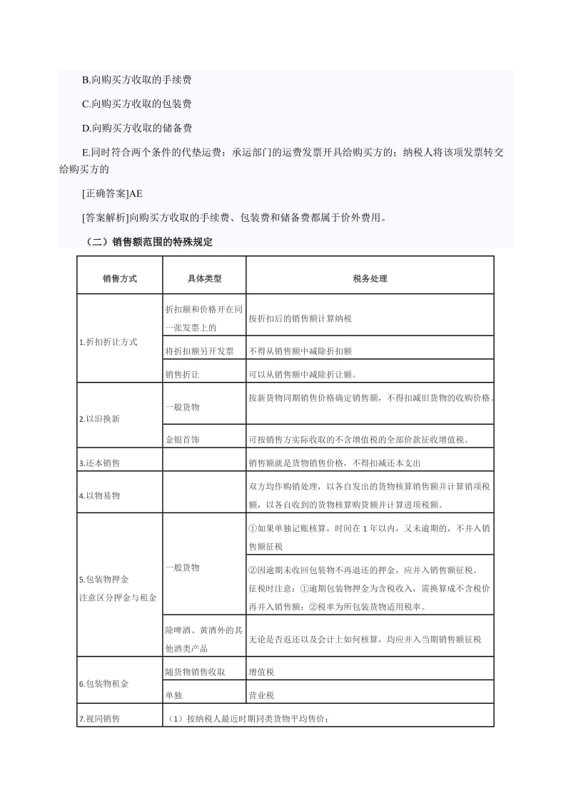 经济师考试《中级财政税收》知识点：销售额.doc_第2页