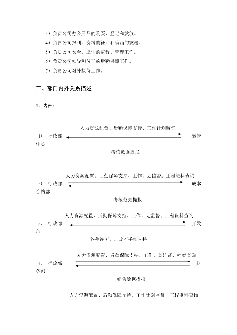 公司行政部部门及岗位职责.doc_第3页