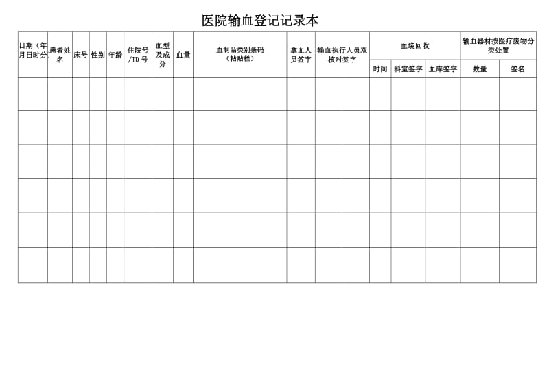 科室输血登记本(临床).doc_第3页