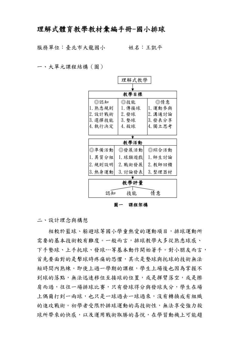 理解式体育教学教材汇编手册-国小排球.doc_第1页