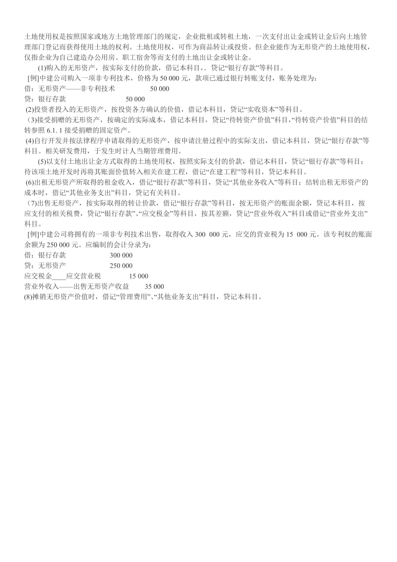 装饰公司经营管理审计、税务无形资产的账务处理问题.doc_第2页