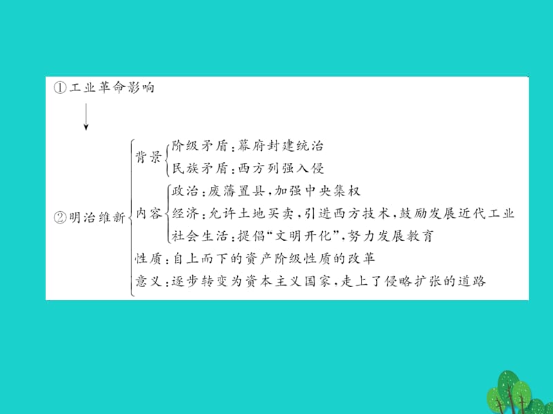 中考历史总复习 专题训练七 近现代日本课件1.ppt_第3页