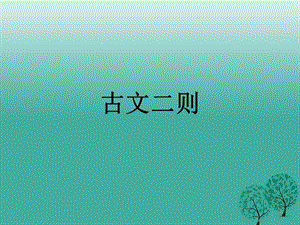 七年級語文下冊 第六單元 23《古文二則》伯牙善鼓琴、郢人教學課件 語文版.ppt