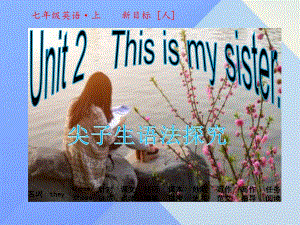 七年級英語上冊 Unit 2 This is my sister課件 （新版）人教新目標(biāo)版.ppt