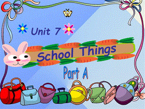 三年級(jí)英語(yǔ)上冊(cè) Unit 7 School things Part A課件2 （新版）閩教版.ppt