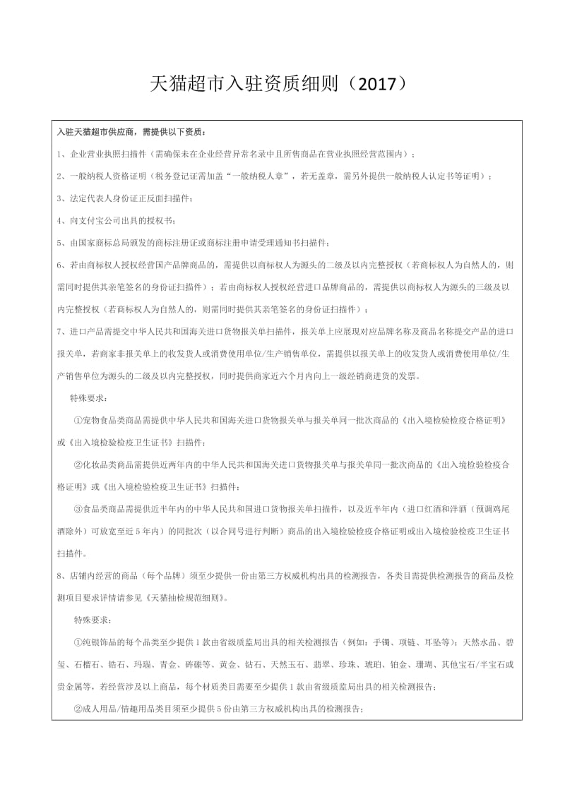 天猫超市入驻资质细则.doc_第1页