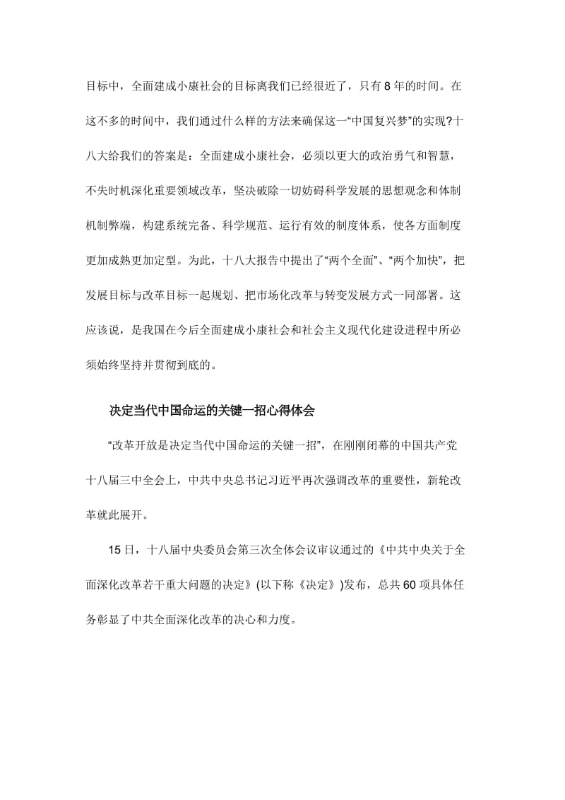 决定当代中国命运的关键一招心得体会范文两篇.doc_第3页