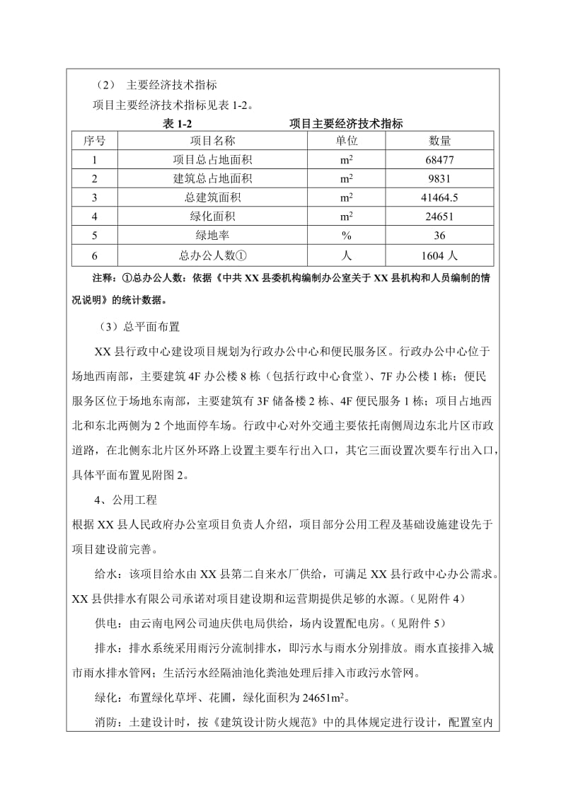 某县行政中心建设项目环境影响评价报告表.doc_第3页