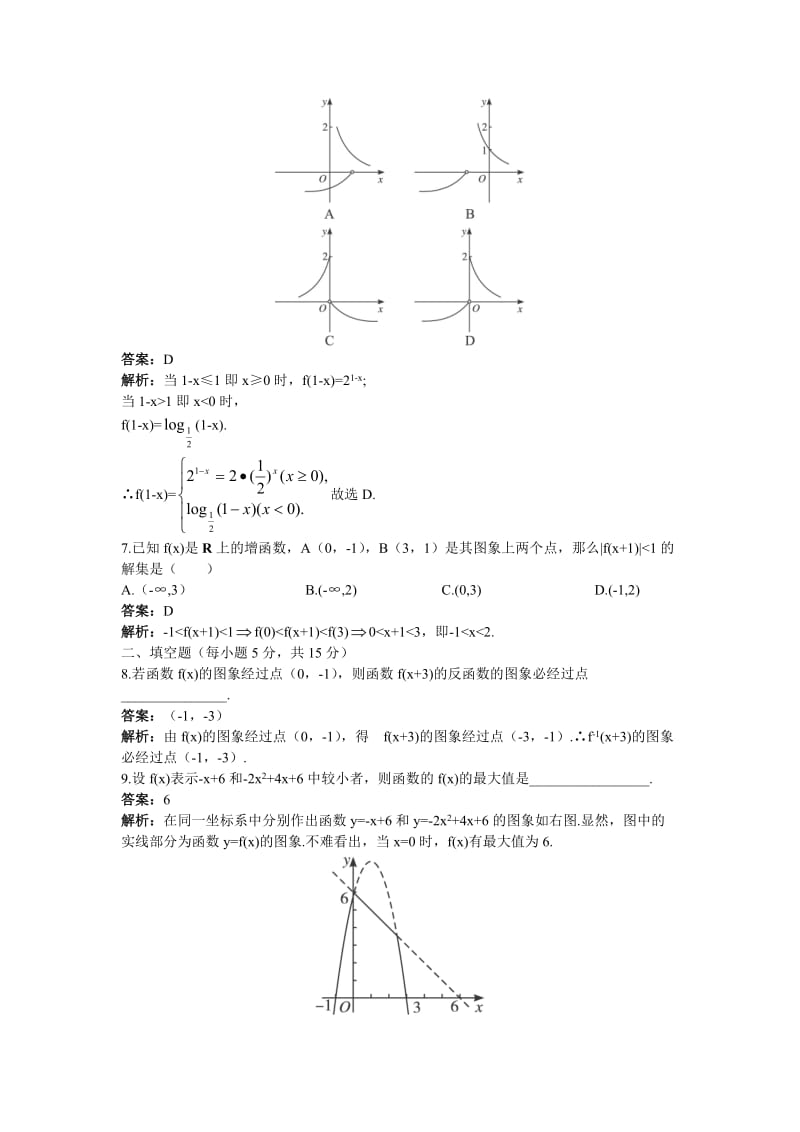 2011届高考数学函数的图象.doc_第3页