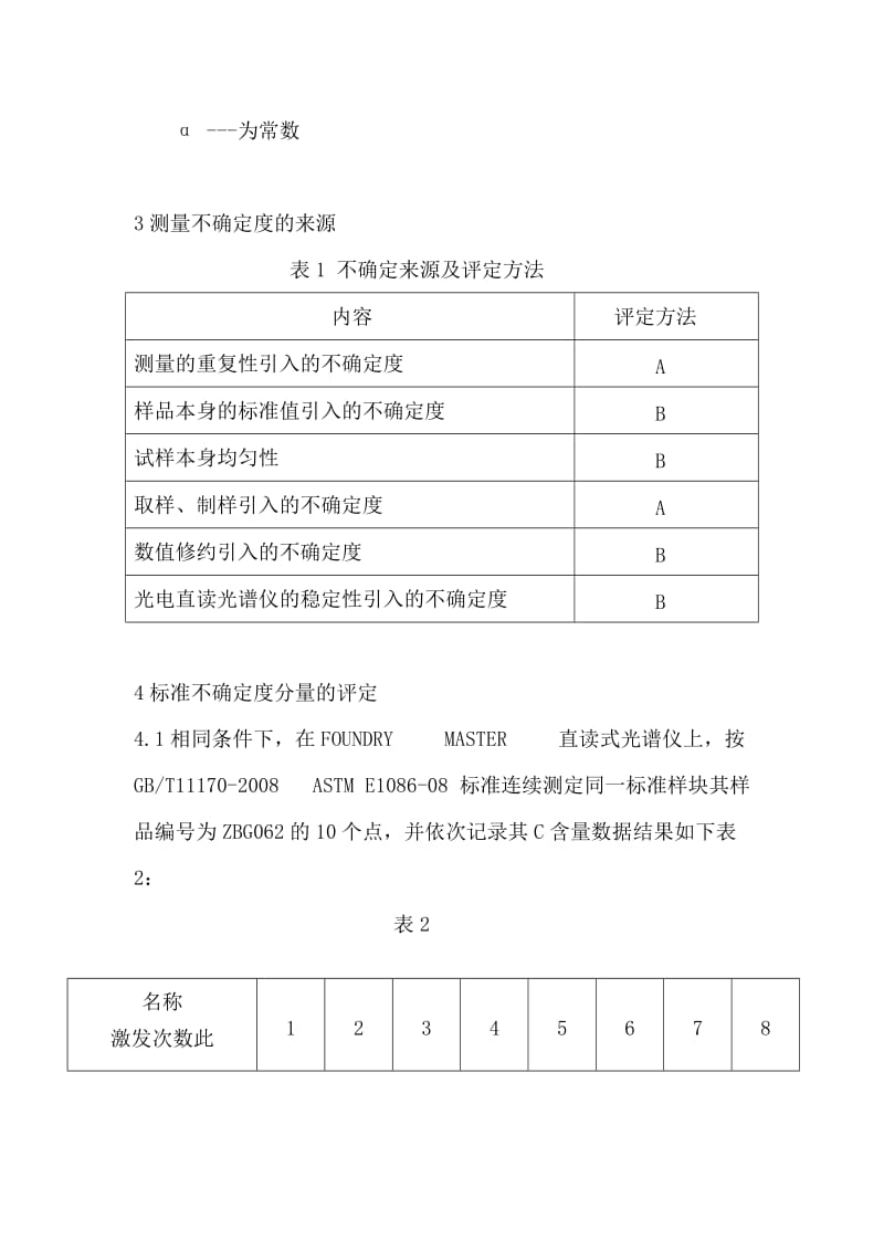 不锈钢化学成分不确定度评估报告.doc_第3页