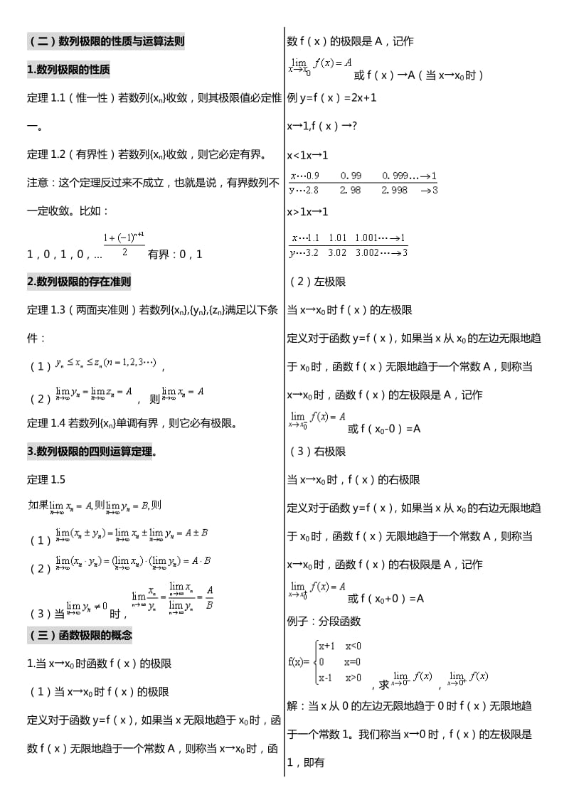 成人高考(专升本)高等数学二笔记串讲讲义.doc_第2页