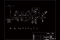 空壓站帶控制點工藝流程圖CAD圖紙