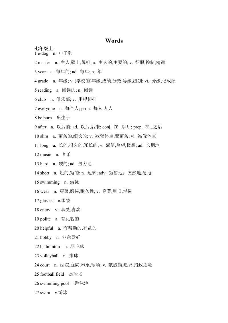 初中英语单词牛津版.doc_第1页