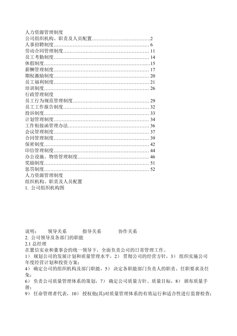 房地产企业人力资源管理制度.doc_第1页