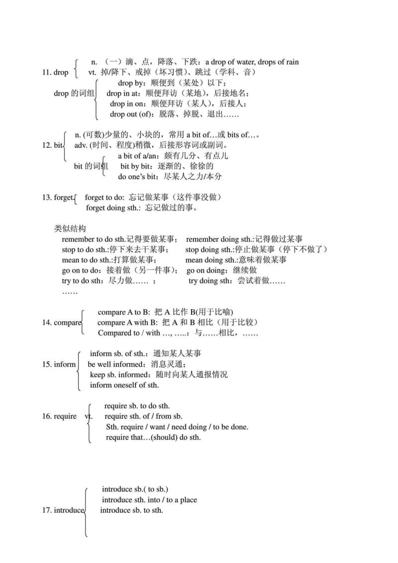 牛津英语高一(模块一至模块三)重点单词和短语.doc_第2页