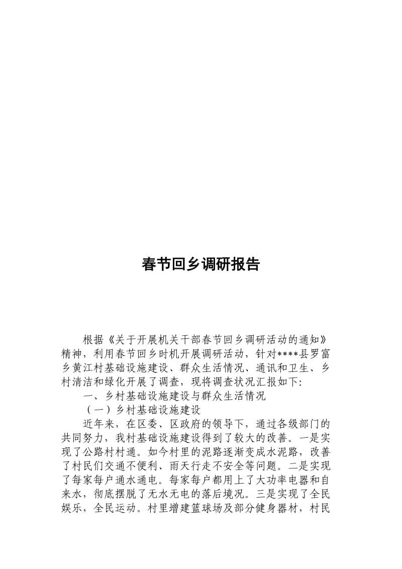 春节回乡调研报告.doc_第1页