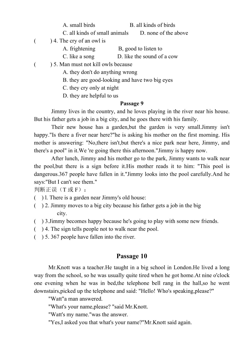 仁爱八年级英语阅读理解练习.doc_第2页