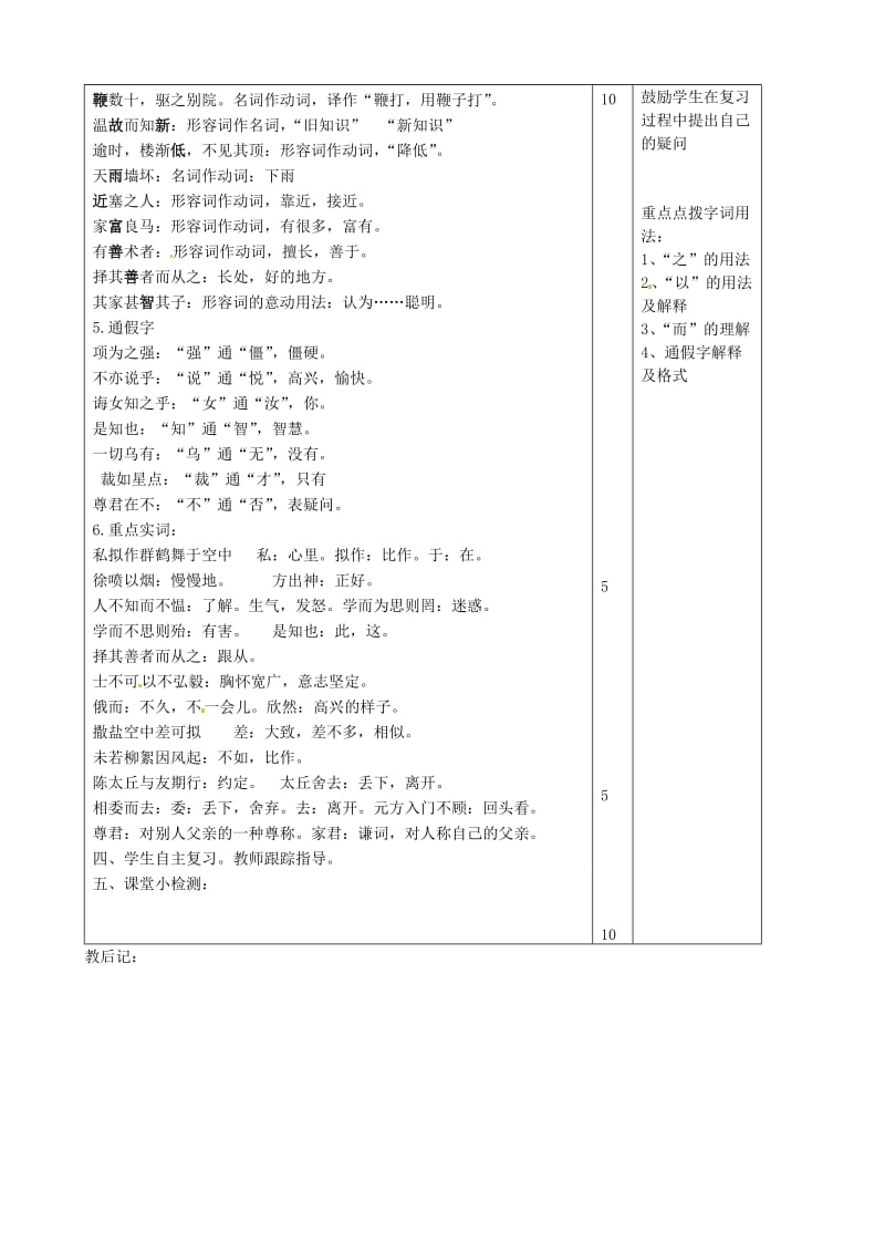 山东省滨州市邹平实验中学七年级语文上册《文言文》教案 新人教版.doc_第2页