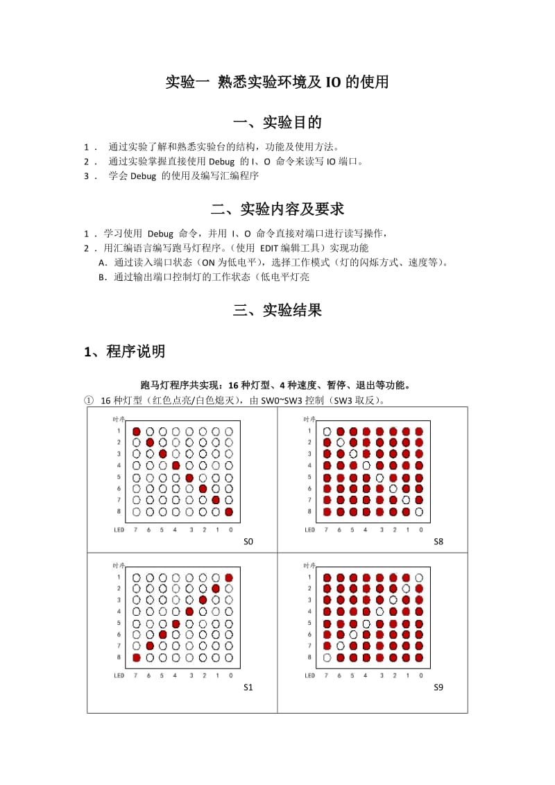 北邮微机原理硬件实验报告及代码.doc_第3页