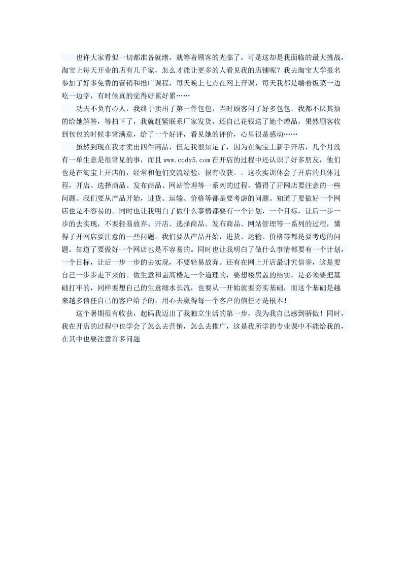 署假网店社会实践报告.doc_第2页