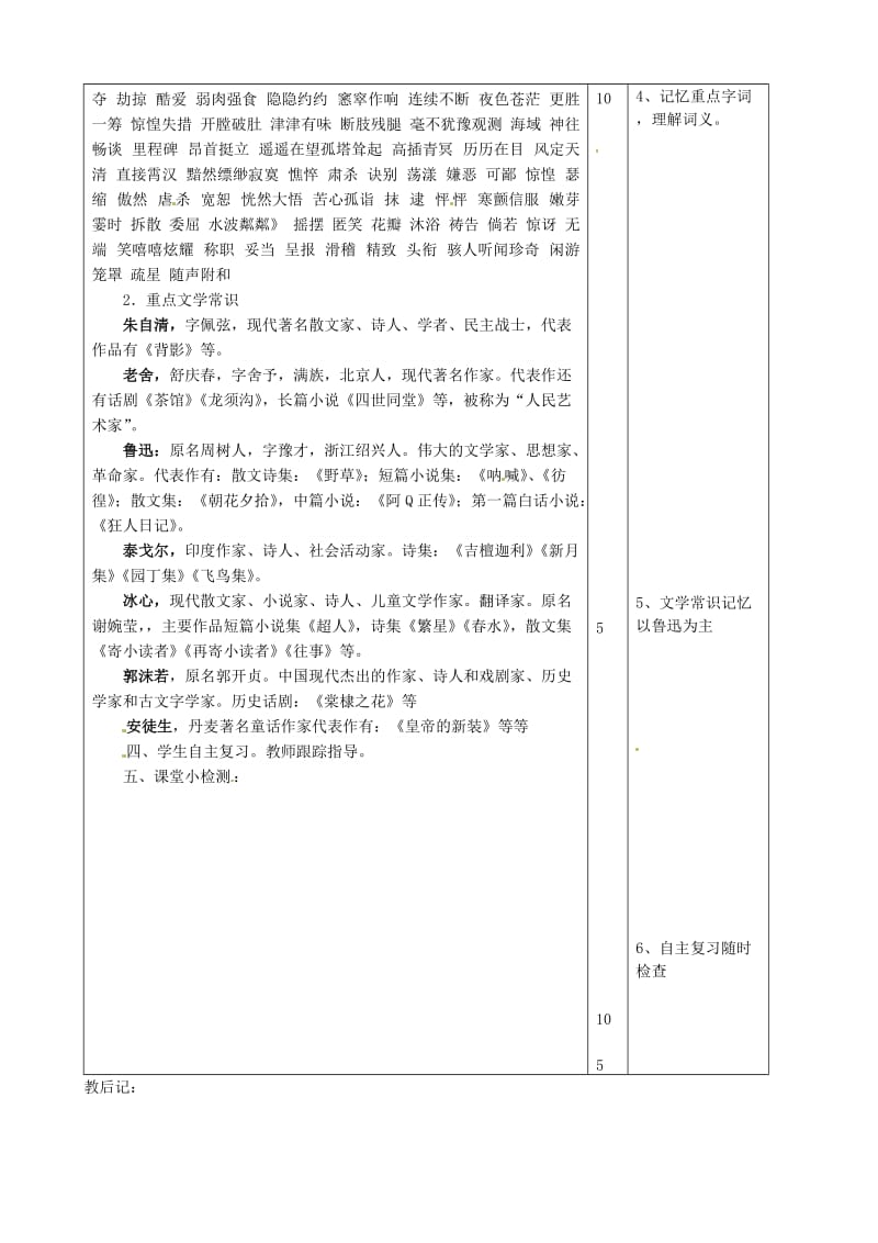 山东省滨州市邹平实验中学七年级语文上册《现代文》教案 新人教版.doc_第2页